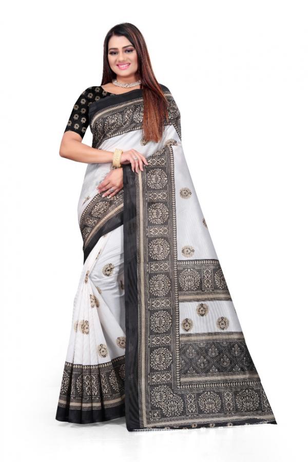 Ishani 03 Fancy Wear Lichi Silk Saree Collection